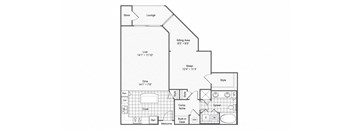a4 Floor Plan at The Brookhaven Collection, Atlanta, GA