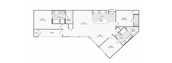B6 Floor Plan at The Brookhaven Collection, Georgia, 30329