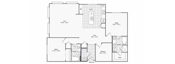 B5-2 Floor Plan at The Brookhaven Collection, Georgia