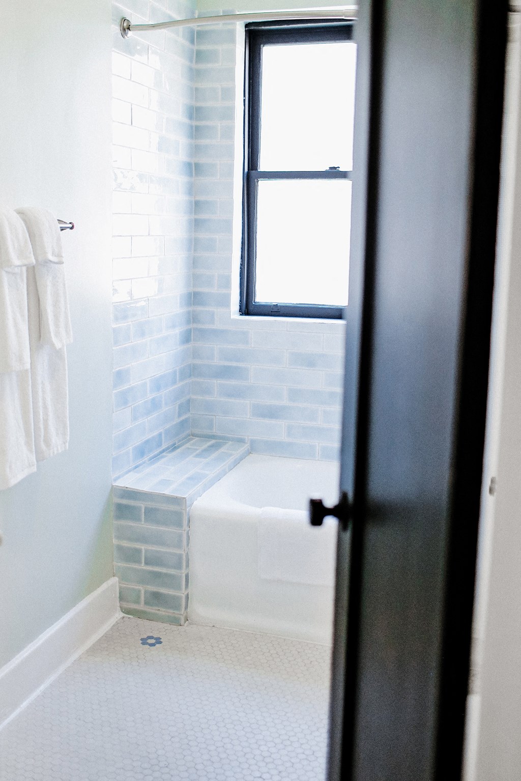 Bathroom With Bathtub at The James – Furnished Apartments, Los Angeles, 90028