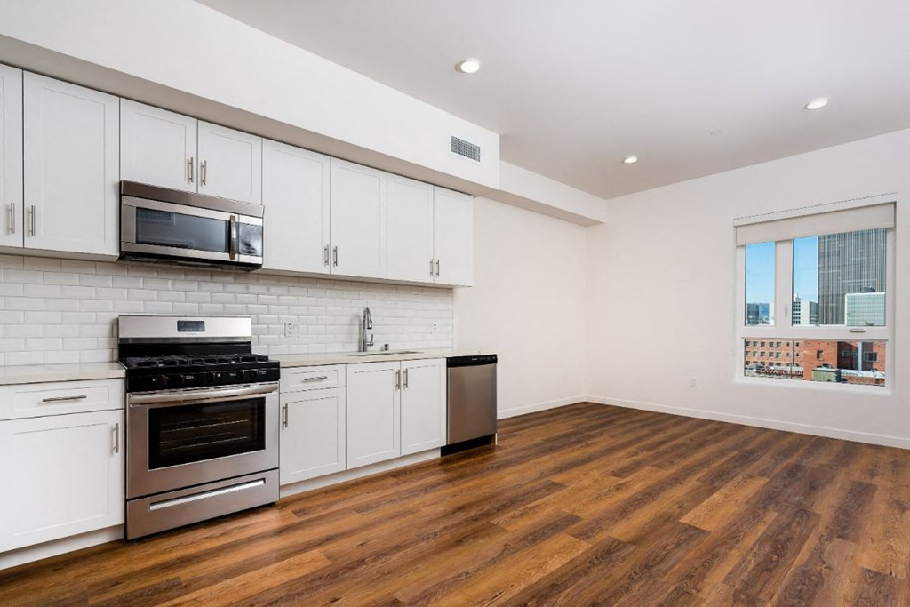 Wood Floor Living Room at Fedora Bliss LLC, Woodland Hills, 91367