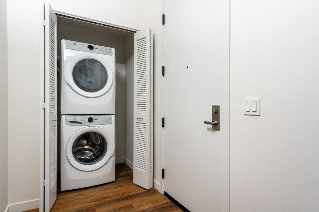 In Home Stacked Washer/Dryer at Fedora Bliss LLC, California