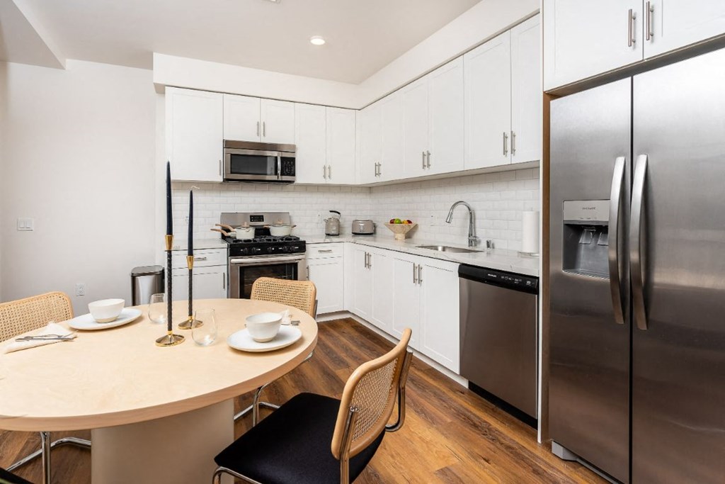 Dining And Kitchen at Fedora Bliss LLC, Woodland Hills, California