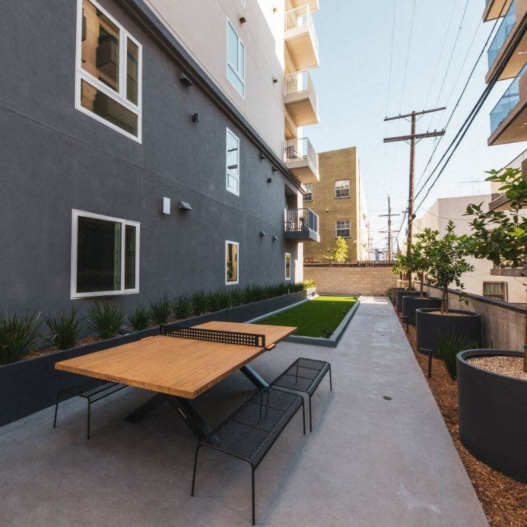 Outdoor Ping Pong Table at Fedora Bliss LLC, California, 91367
