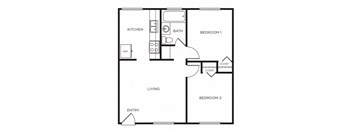 Plum Floor Plan at The Canyons at Santa Clarita, Newhall, CA, 91321