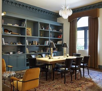 Peaceful Library with natural light at The James – Furnished Apartments, Los Angeles