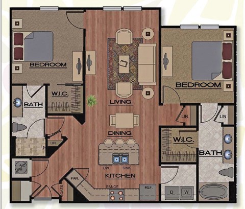 Mozart Floor Plan at Park Place, Oviedo, 32765