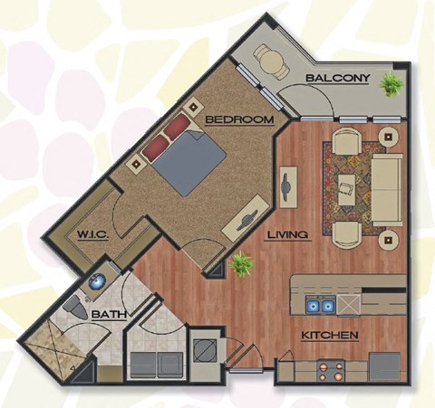 Onix Floor Plan at Park Place, Oviedo, 32765