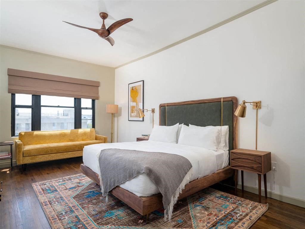 Ceiling Fans In All Bedrooms To Keep You Cool And Energy Efficient at The James – Furnished Apartments, California, 90028