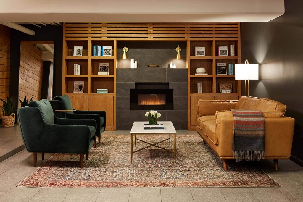 Clubroom at 888 Hilgard – Furnished Apartments, Los Angeles, California