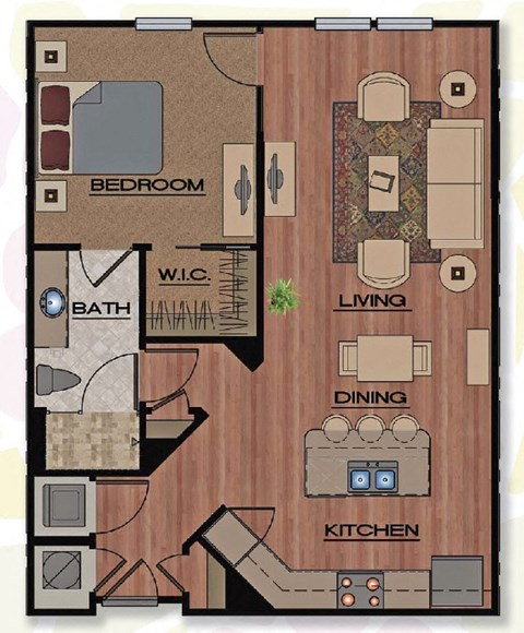 Rockwell Floor Plan at Park Place, Oviedo