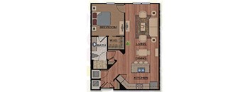 Rockwell Floor Plan at Park Place, Florida