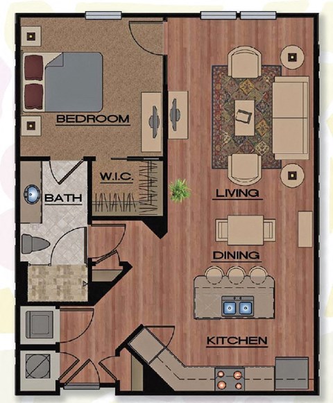 Rockwell Floor Plan at Park Place, Florida