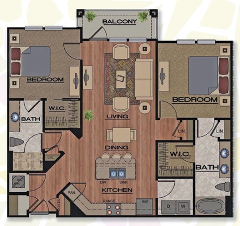 Tahoe 2 Floor Plan at Park Place, Oviedo, Florida
