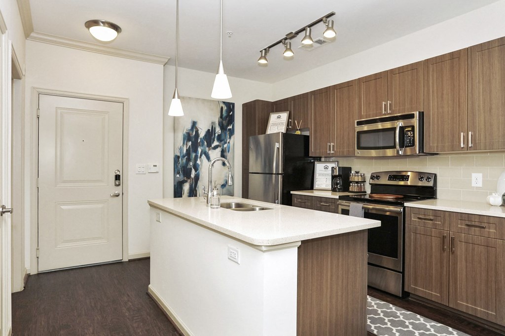 furnished kitchen in apartment home  at The Brookhaven Collection, Atlanta, 30329