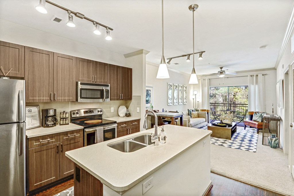furnished kitchen in apartment home  at The Brookhaven Collection, Atlanta, GA, 30329