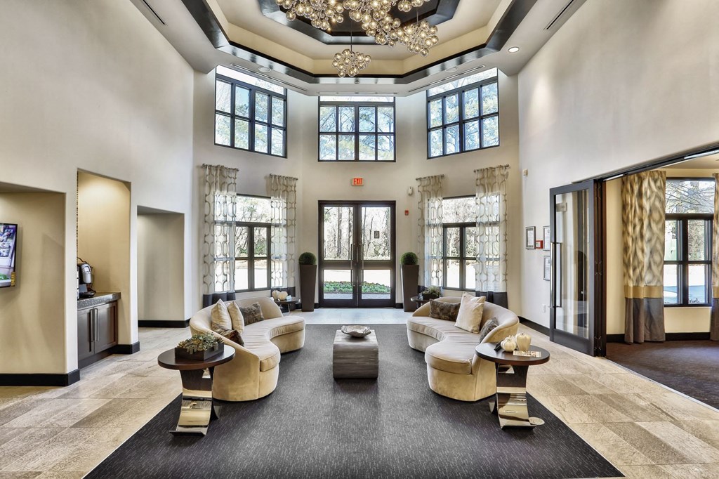 furnished leasing office in apartment building  at The Brookhaven Collection, Georgia, 30329