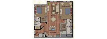 Warhol Floor Plan at Park Place, Oviedo, Florida