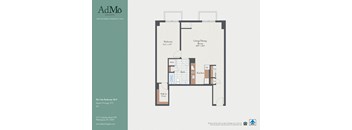 a floor plan of a home with a bedroom and a bathroom
