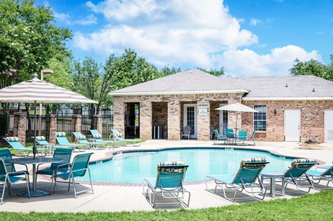 our apartments showcase a swimming pool