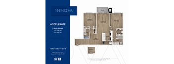 floor plan 2 bedroom | the edge at 450