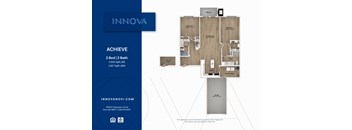floor plan 2 bedroom | the edge at 450