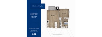 bedroom floor plan | luxury apartments in towson md | the mille brookhaven apartment