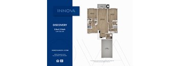 bedroom floor plan | luxury apartments in towson md | the southerly