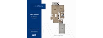 bedroom floor plan | the social at stadium walk apartment homes for rent in ft lauderdale