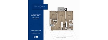 bedroom floor plan | luxury apartments in towson md | the mille brookhaven apartment