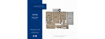 bedroom floor plan | luxury apartments in towson md | the mille brookhaven apartment