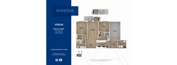 floor plan 2 bedroom | the edge at 450