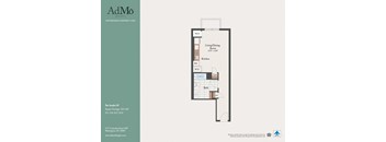 a floor plan of a bedroom apartment