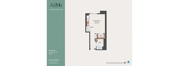 a floor plan of a bedroom apartment