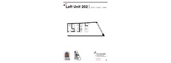 a floor plan of a unit with a bathroom and a bedroom