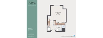 a floor plan of a bedroom apartment