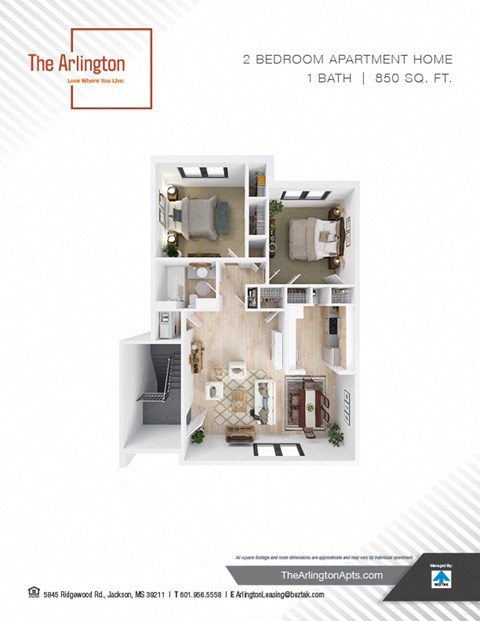 a floor plan of 2 bedroom apartment home 1 bath