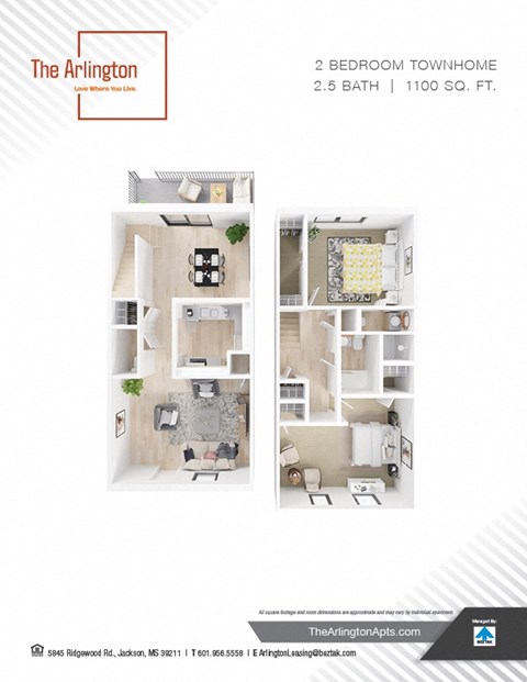 a floor plan of a 2100 sq ft townhome