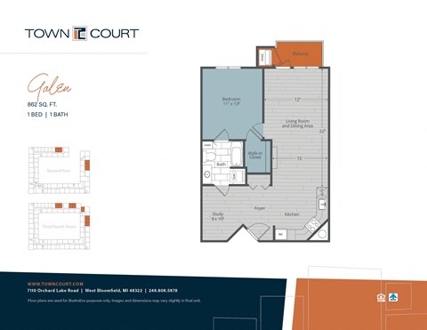 7110 Orchard Lake Rd. 1-3 Beds Apartment for Rent - Photo Gallery 57