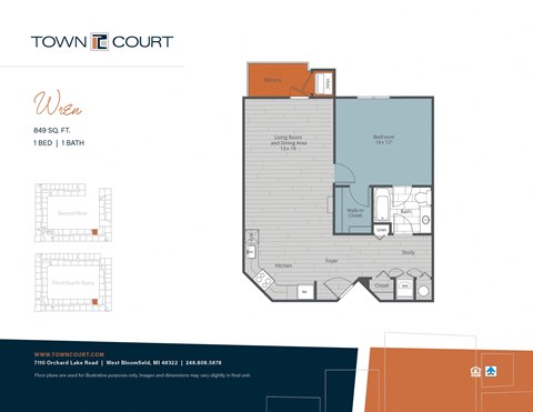 7110 Orchard Lake Rd. 1-3 Beds Apartment for Rent - Photo Gallery 65