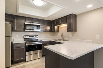 Newly Renovated kitchen Newly Renovated kitchen at Wellington Village, Indianapolis, Indiana - Photo Gallery 3