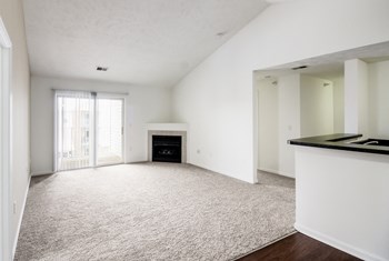 Carpeted Living Area Carpeted Living Area at Valley View Estates, Council Bluffs, 51503 - Photo Gallery 4