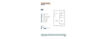 A floor plan for a Woodward West apartment.