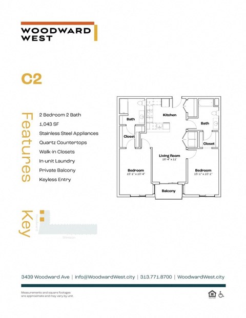 3439 Woodward Ave. Studio-2 Beds Apartment for Rent - Photo Gallery 34