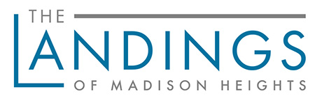 The logo for The Landings of Madison Heights.