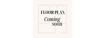 A sign that says "FLOOR PLAN Coming soon" is displayed.