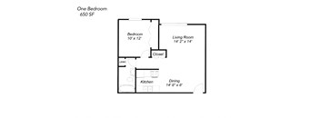 One Bedroom - Section 8