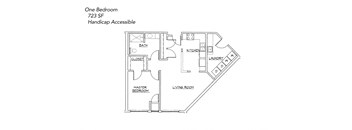 One Bedroom, Handicap Accessible - Tax Credit (Income Restrictions Apply)