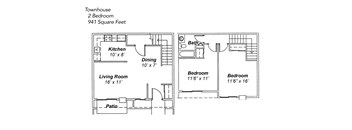 2 BR Townhouse, Trails