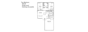 Two Bedroom - Tax Credit - Handicap Accessible